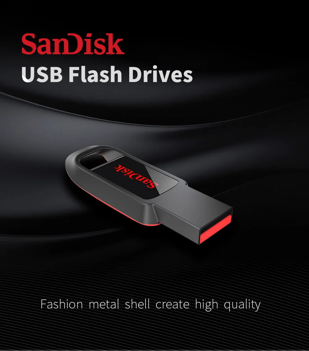 Флеш-накопитель USB sandisk 32, 64, 128, 16 ГБ, мини-накопитель 128 ГБ, 64 ГБ, 32 ГБ, 16 ГБ, флеш-накопитель 2,0, USB флешка, диск на ключ, память для телефона