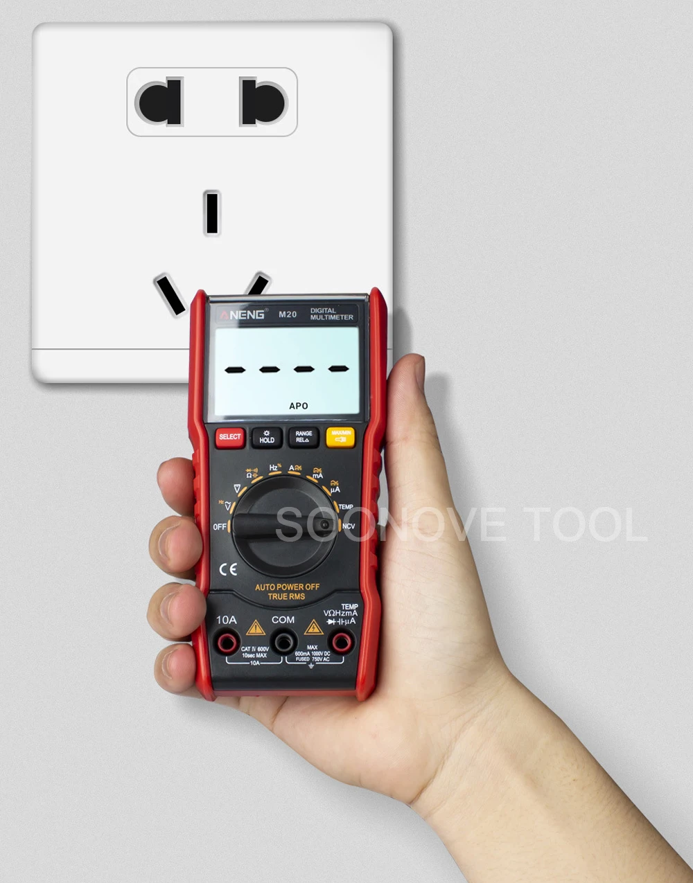 ANENG M20 цифровой дисплей мультиметр 6000 отсчетов тестер Esr метр Multimetro Analogico цифровой с подсветкой AC/DC Амперметр