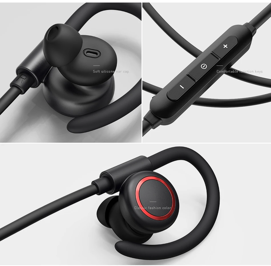 Baseus S17 стерео Bluetooth наушники анти-осыпание ушной крючок IPX5 водонепроницаемые спортивные Беспроводные наушники с магнитной адсорбцией