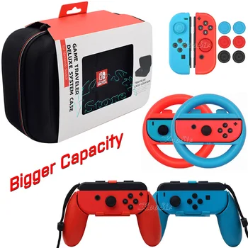 

13 in 1 Nintend Switch NS Accessories Kit Nitendo Console Carrying Storage Case Nintendoswitch Big Bag 2 Joycon Handle Grip