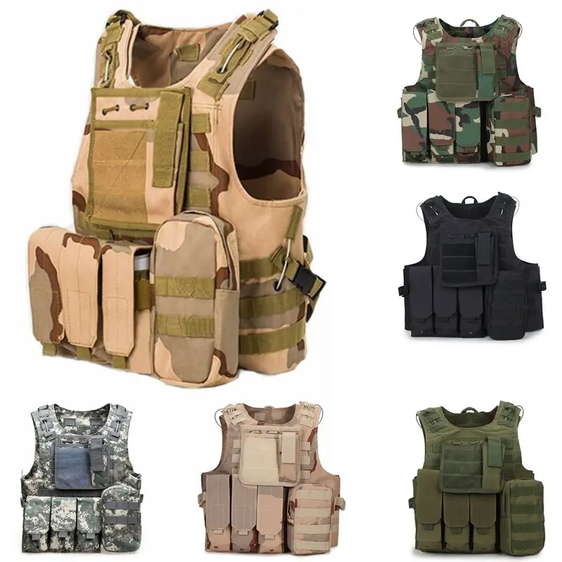 Камуфляжный Охотничий Тактический жилет армированный корпус Molle охотничий CS