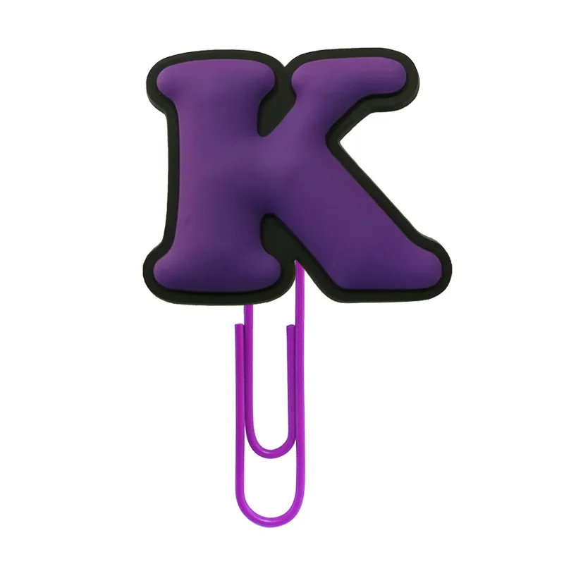 1 шт. Лидер продаж Мультяшные 26 цветов буквенные закладки для книг зажимы школы