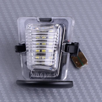 

DWCX 18-SMD LED Rear Bumper License Plate Lamp Light Tag 3W 12V DC fit for Jeep Wrangler JK JKU 2007-2014 2015 2016 2017 2018
