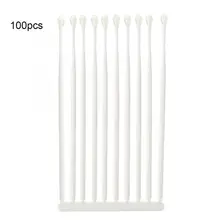 100 шт одноразовые стоматологические материалы кисть аппликатор клейкий наконечник для зубной короны фарфоровый шпон