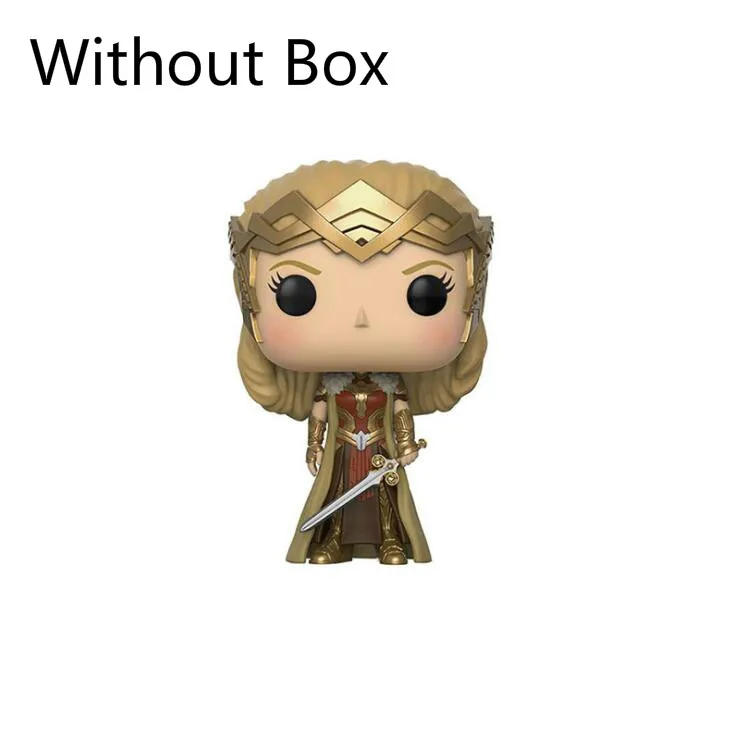 Funko Pop Подарки для женщин куклы Лига мира флэш чудо-женщина Аквамен Брюс Уэйн аниме детская игрушка - Цвет: without box174