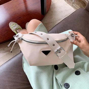 

Small PU Leather Fanny Pack For Women 2020 Summer Solid Color Shoulder Handbags Female Travel Chest bag Crossbody Bag