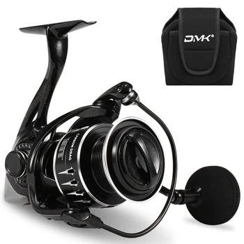 

Lixada 2000RC 3000RC 4000RC 5000RC Spinning Reel 8+1BB 5.2:1 All Metal Freshwater Saltwater Power Fishing Reel with Cover Bag