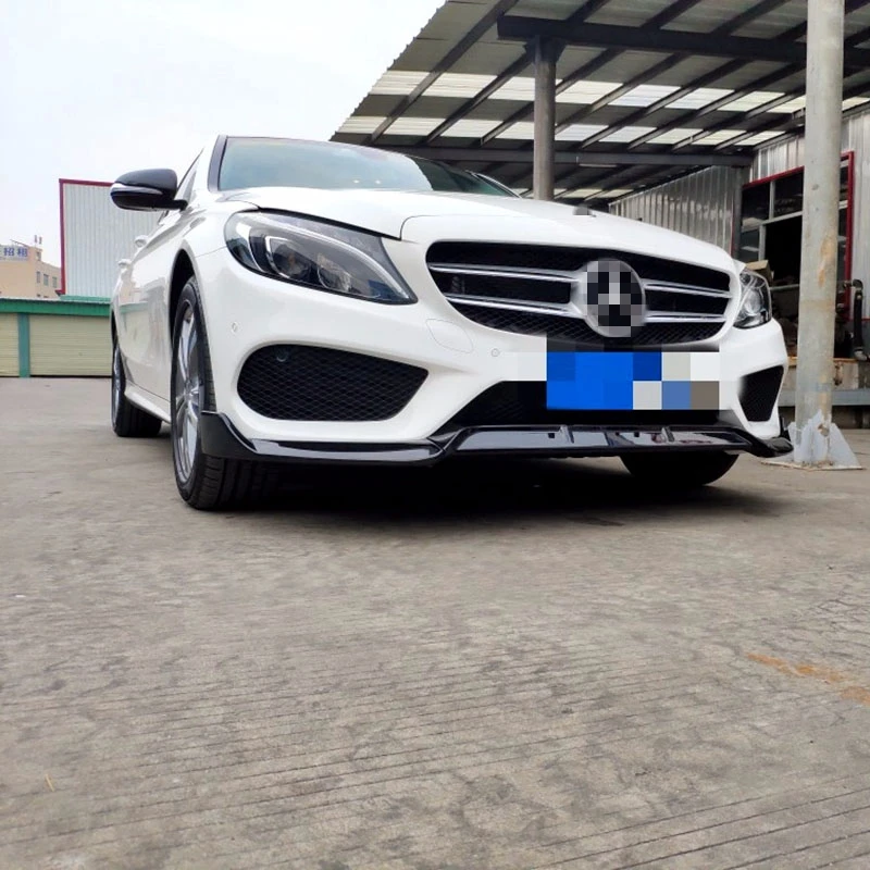 Передний бампер спойлер для Mercedes Benz W205 C Класс C180 C200 C300 C43 Бампер протектор украшения губ Диффузор