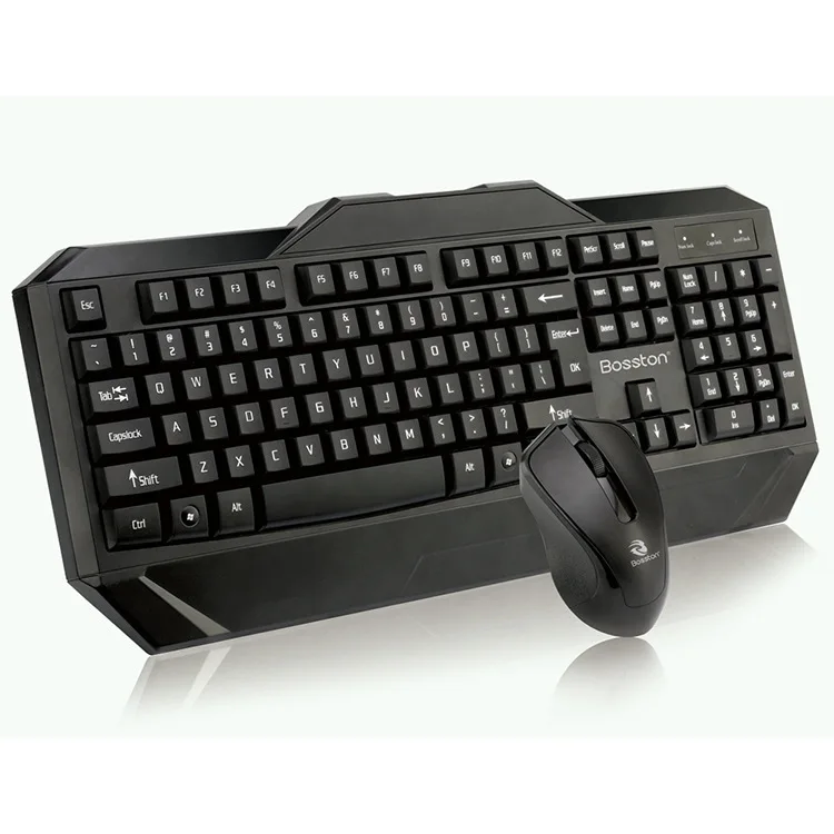 

BOSSTON S6800 Waterproof Mute Business Office Keyboard And Mouse Kit Laser Engraving Keyboard Mouse Glorious Packaging