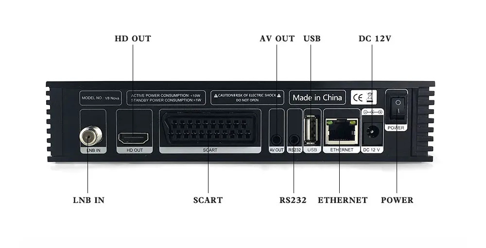 Gtmedia V8 NOVA от Freesat V8 супер ТВ приемник Поддержка встроенный wifi H.265 DVB-S2 cline cccam Box Испания ТВ Декодер