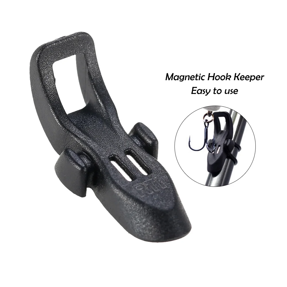 

Magnetic Hook Keeper Fishing Rod Clip Hanging Hooks Holder with 2 O Rings Carp Fish Tackle Lures Pesca