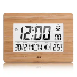FanJu FJ3530 Будильник ЖК-цифровые настольные часы термометр температуры большой размер часы фаза Луны дисплей Горячая Распродажа