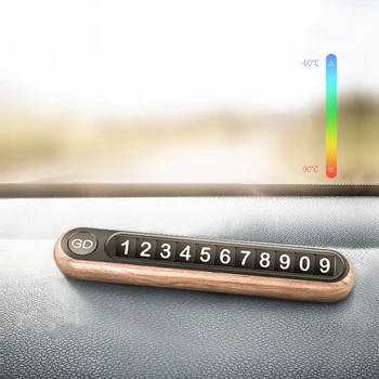 

Stop Sign Button Parking Number Card Aluminum Temporary Parking Card