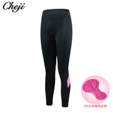CHEJI MTB дорожный велосипед брюки женские розовые спортивные Bycycle Колготки 3D с гелевым наполнителем велосипедный брюки женские Culote Ciclismo