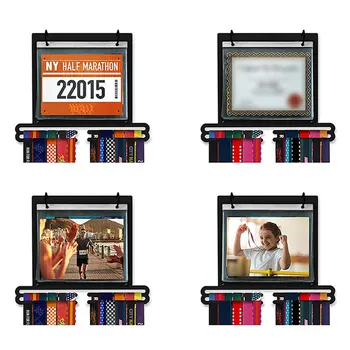 

2020 Medal Display Rack Hanger Holder With Race Bib Sport Medal Display Rack Wall Hang Decoration Marathon Run Swim Others