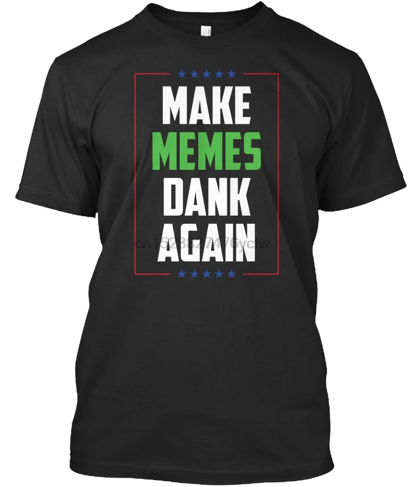 Мужская футболка Make Memes Dank снова Дональд Трамп женская | одежда