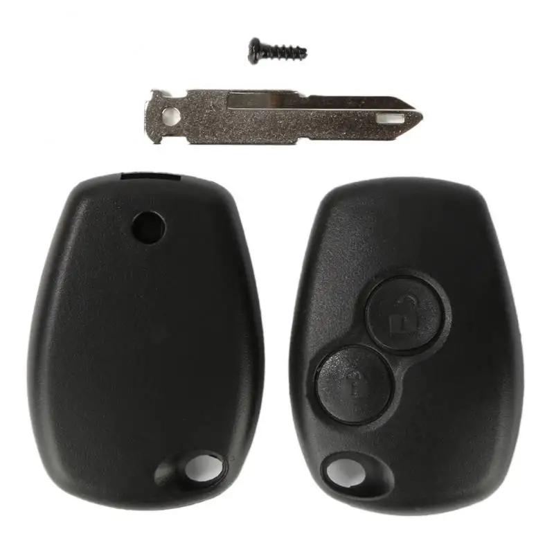 

Car Key Parts Auto Remote Key Protective Shell For RENAULT Clio DACIA Logan 2 Buttons Car Alarm Key Case Auto Replacement Parts