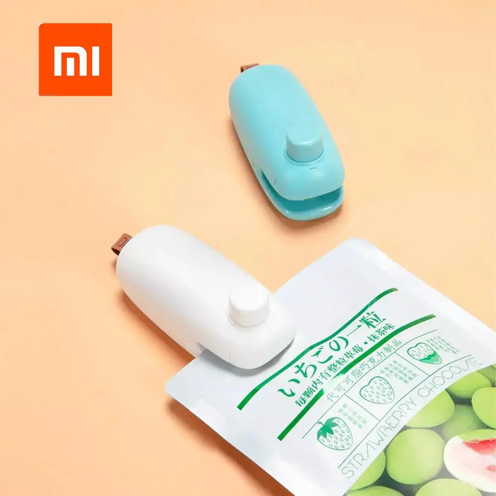  Электрические мини зажимы для запечатывания пищевых продуктов Xiaomi mijia 90fun, упаковочный пакет для закусок, набор инструментов для тепло…