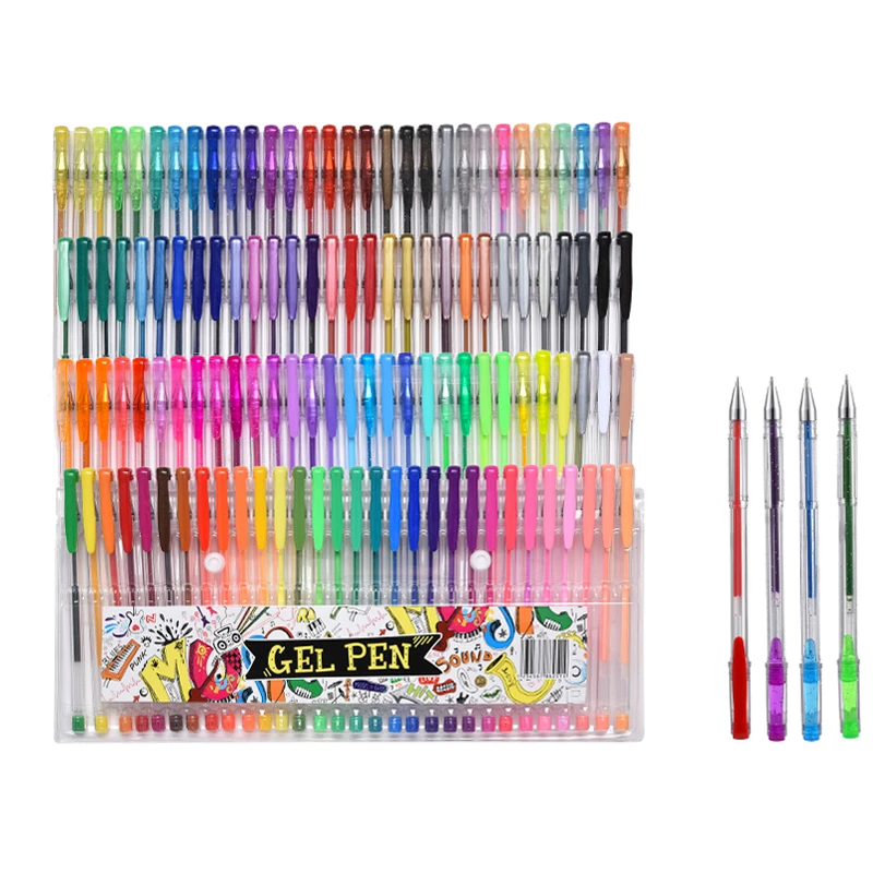 100/120 hand account pen 0.8mm Color gel pen School Office Supplies drawing Painting Sketching cute student signature pen 040301 4pcs set color highlighter student taking notes drawing painting art marker pen school office supplies stationery