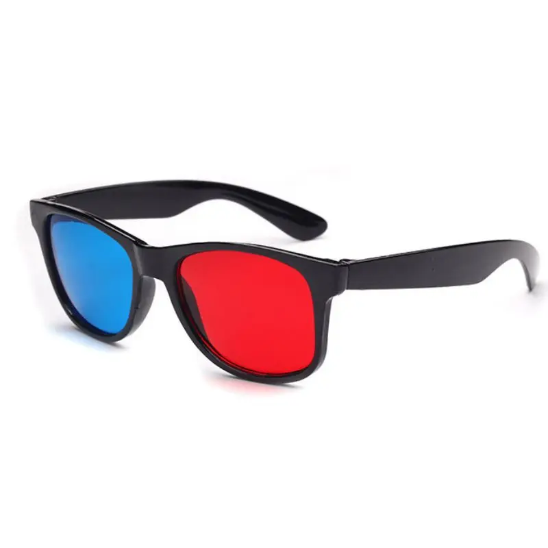 Blue And Red Frame Home 3D Glasses For Dimensional Anaglyph Movie Game DVD Picture