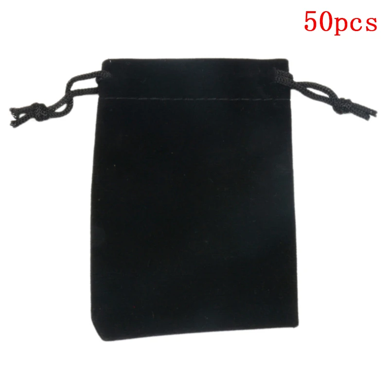 

Black Drawstring Jewelry Gift Bag Drawstring Velvet Bag Drawstring Jewellery Gift Packing Bag
