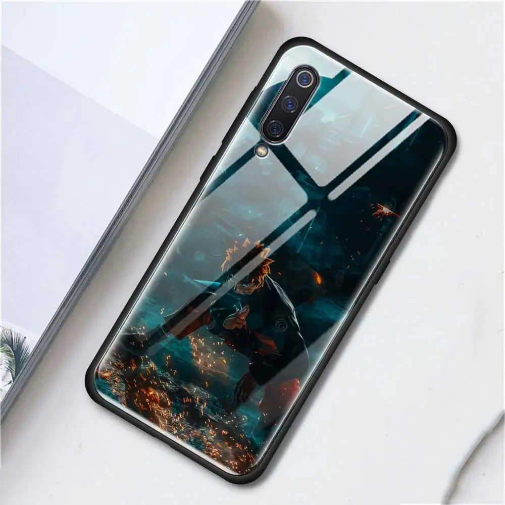 T15 Чехол из закаленного стекла для телефона для Red mi 7 8A K20 Примечание 6 7 8 Pro крышка для Xiaomi mi A3 CC9E CC9 задняя оболочка героя аниме «Наруто - Цвет: T15