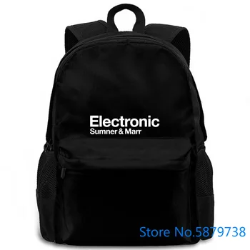 

Electronic (Band) - Sumner (New Order) and Marr (The Smiths) - women men backpack laptop travel school adult student