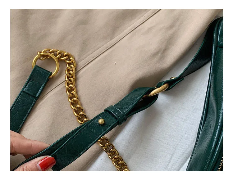 Bag New Chain Pack For Women Solid Color Oval Fashion Zipper Wild Chest Bag Messenger Bag Waist Pack