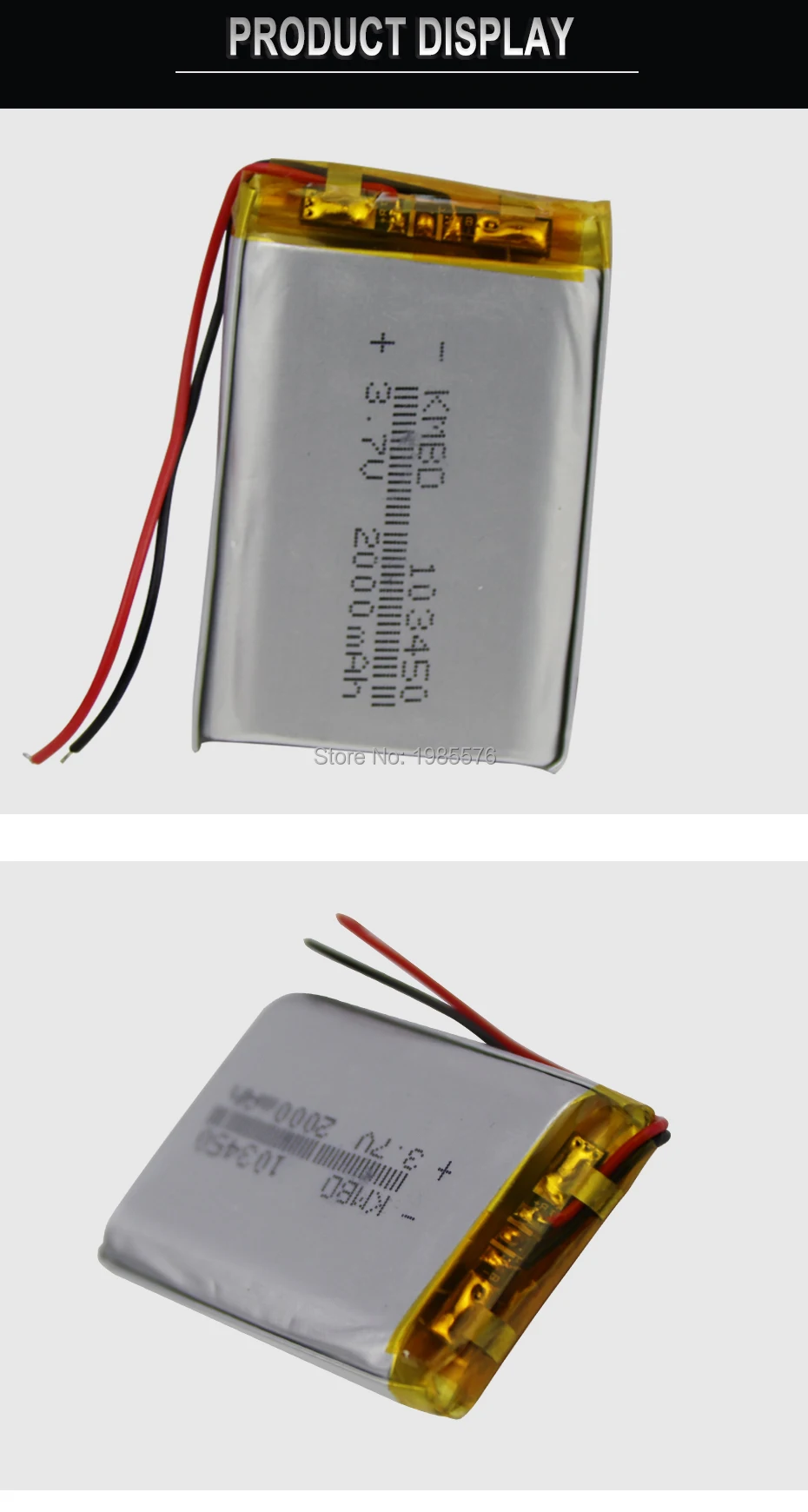 3,7 V 1200mAh 103040 литий-полимерная LiPo аккумуляторная батарея для Mp3 Mp4 PAD DVD DIY электронная книга bluetooth