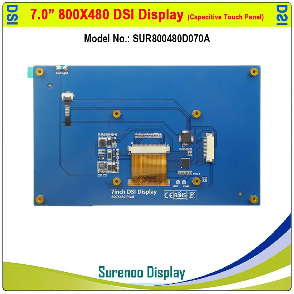800*480 TFT MIPI DSI Kapasitif 