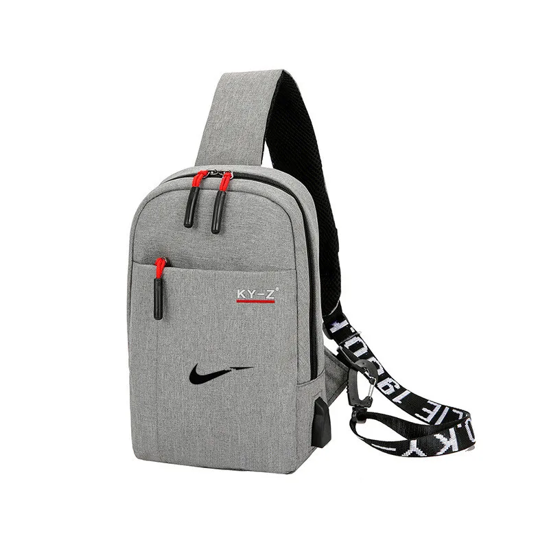 

Original logo Men's chest bag casual shoulder bag Messenger bag small bag backpack wild multi-function outdoor bag just break it