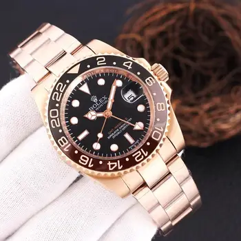 

rolex- Luxury New Men Automatic Mechanical Watches Drive Ceramic Bezel Crystal Sapphire Sport AAA Watch 153353