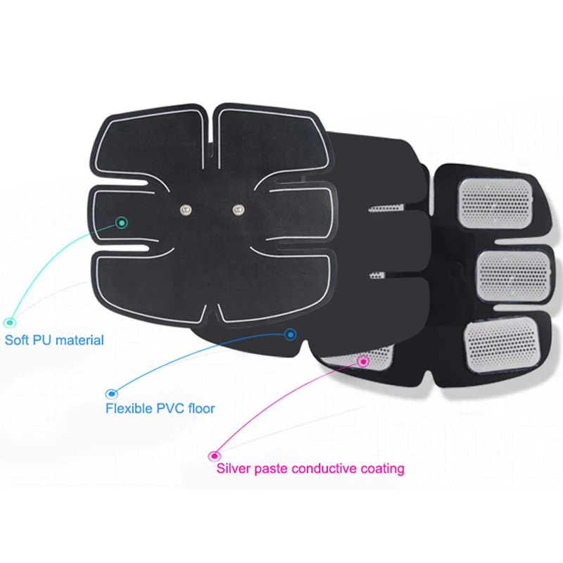 EMS Wireless Muscle Stimulator Trainer Smart Fitness Abdominal Training Electric Weight Loss Stickers Body Slimming Belt Unisex