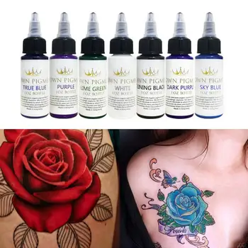 

30ml Semi Permanent Tattoo Pigment Makeup Eyebrow Eyeliner Lip Body Paint Ink Body Arts