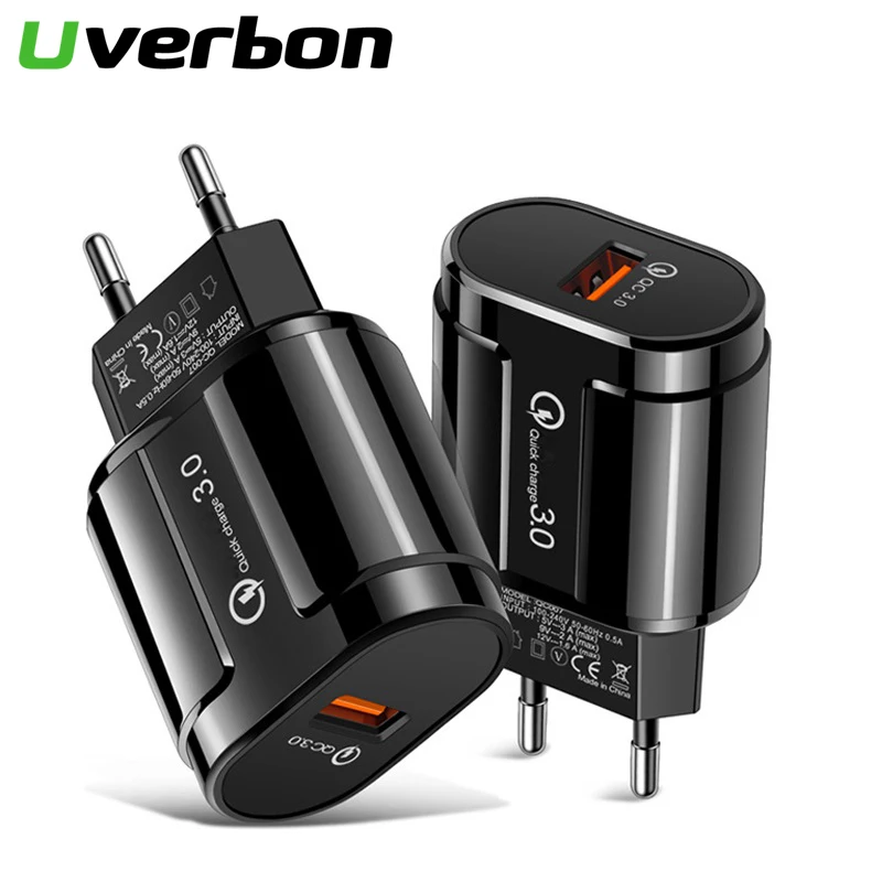 Универсальное зарядное устройство для телефона 3,0 USB настенное зарядное устройство Быстрая зарядка зарядное устройство для мобильного телефона для iPhone huawei Xiaomi