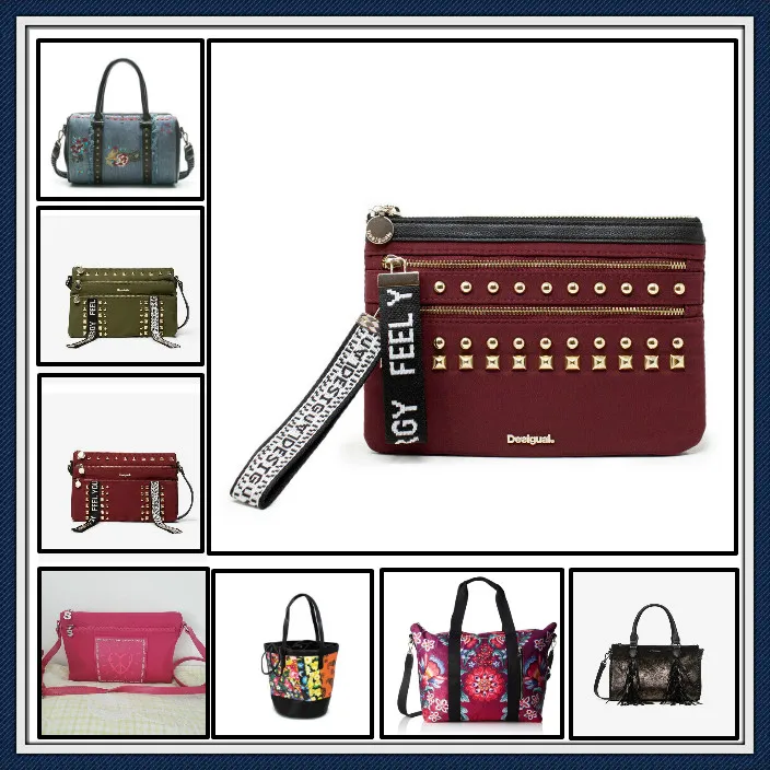 

2019 Inclined bag embroidered shoulder messenger spain bag European style women Design