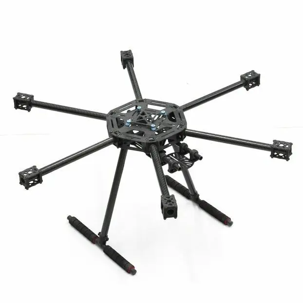 LJI X600 X6 600 мм FPV гексакоптер рама с углеродным волокном шасси Gearrc