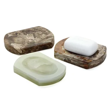 

Marble Soap Holder Soap Saver box Stone Soap Dishes Tray Container for Kitchen Sink,Home,Bothroom Accessory Shower