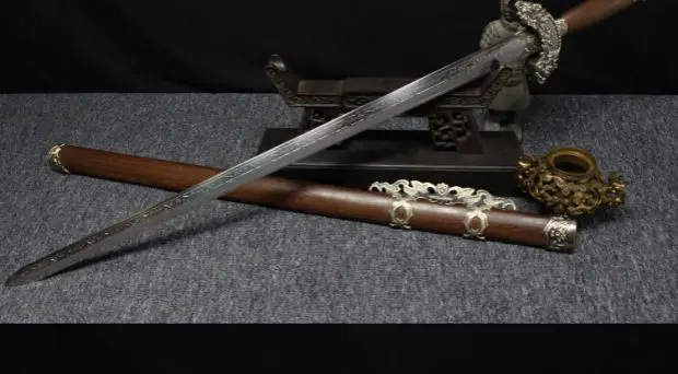 Chinese Movie Crouching Tiger Hidden Dragon Green Destiny Cosplay Prop Metal Sword Weapons Halloween Christmas Fancy Party Props