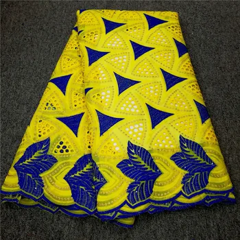 

High Quality Swiss Voile Lace 2019 African Lace Fabric African Swiss Cotton Embroidered Atiku man fabric For Party Dress 9L1105