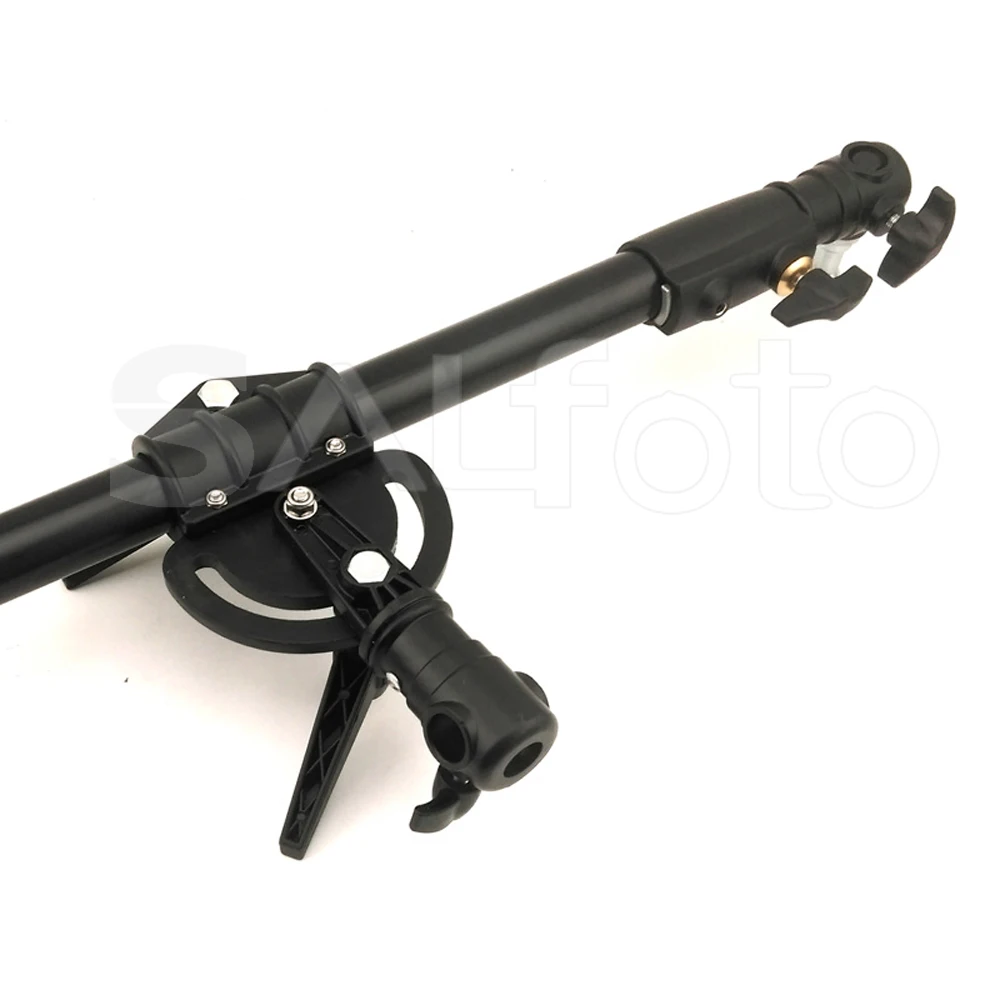 158cm Metal Top Light Cross Bar Telescopic Boom Arm Sandbag for Photo Studio Flash Video Lighting Softbox