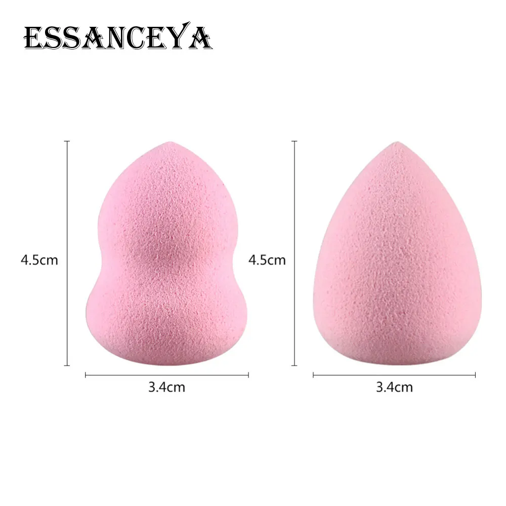 ESSANCEYA 10 шт. губка для макияжа, воздушная подушка, пуховка для сухого влажного использования, пудра, маскирующий тональный крем, косметические губки, спонжи, наборы для красоты