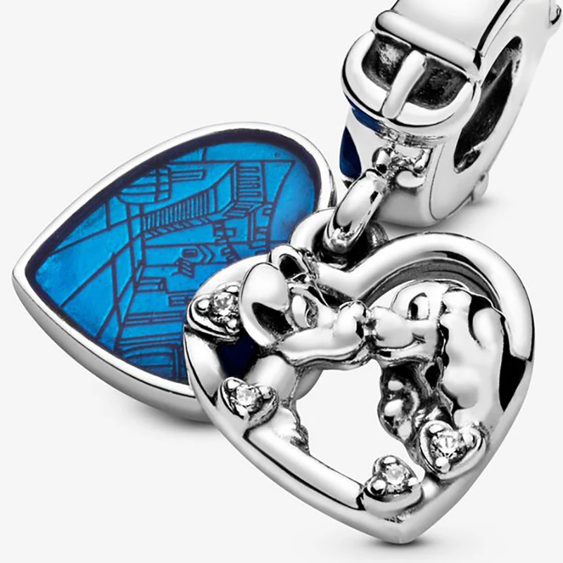 2020-Spring-S925-Sterling-Silver-Beads-Lady-and-Tramp-Heart-Dangle-Charm-fit-Original-Pandora-Bracelets (2)