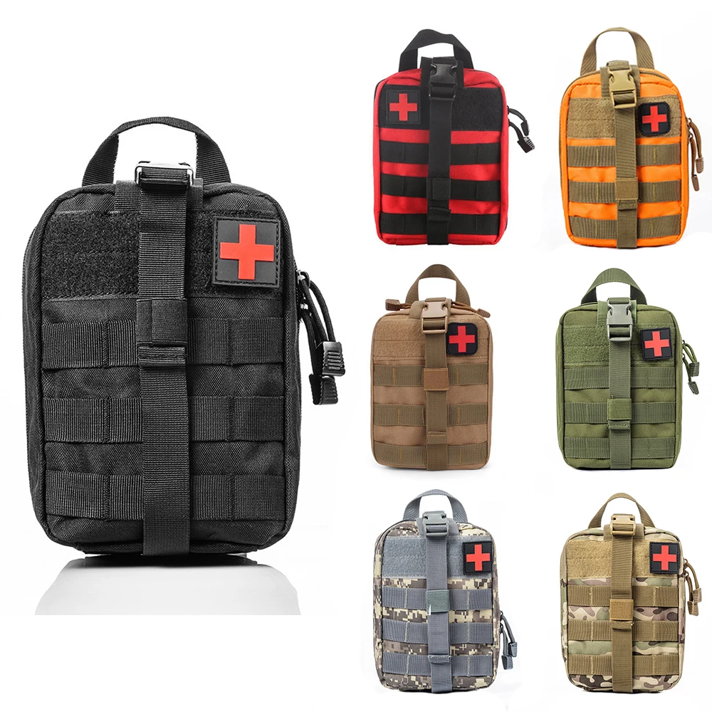 

AIRSOFTA Outdoor First Aid Should Mountaineering Rock Climbing Lifesaving Bag Tactical Medical Wild Survival Emergency Kit