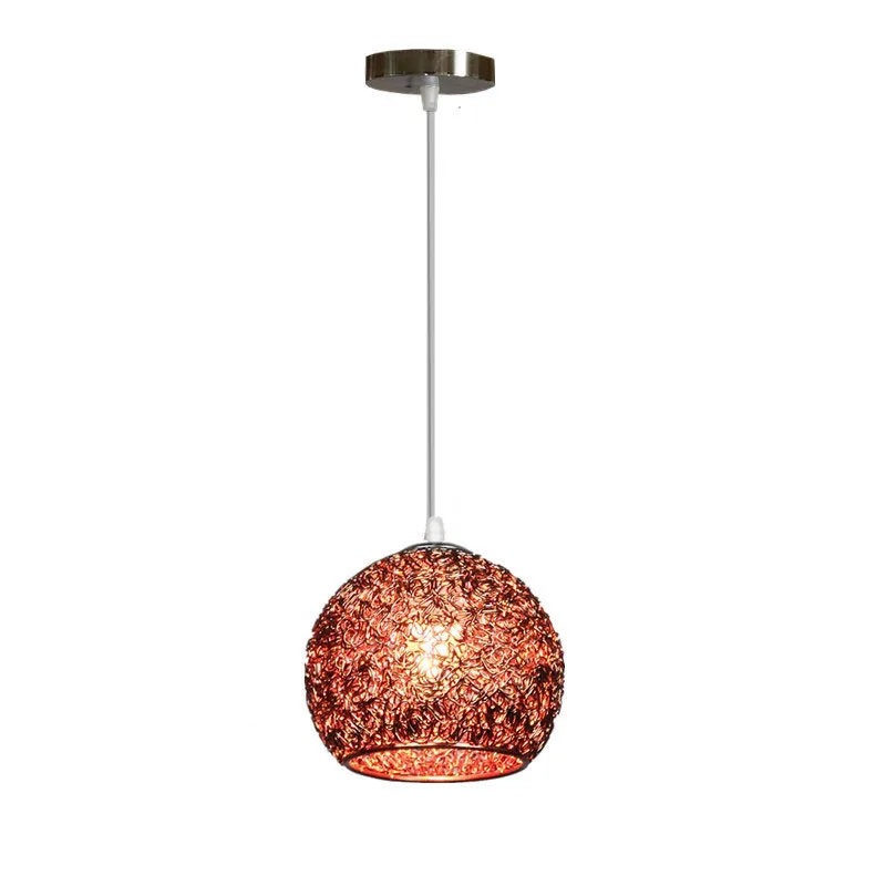 

E27 Aluminium Alloy Ball LED Hanging Ceiling Pendant Light Holder Lamp Base