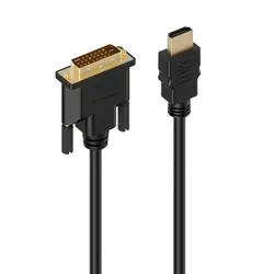 HDMI к DVI-D адаптер видео кабель-HDMI штекер к DVI штекер к HDMI дви кабель 1080p ЖК-дисплей с высоким разрешением и СВЕТОДИОДНЫЕ мониторы