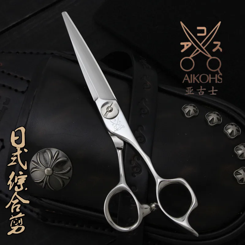 Япония 440C "AKKOHS" 6," высокое качество Парикмахерские ножницы парикмахерские ножницы Профессиональные ножницы для стрижки волос A-16
