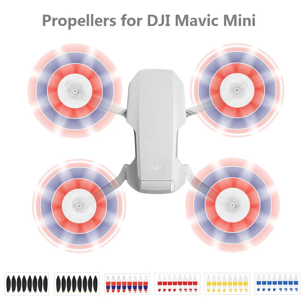 New SXY 8pcs Lightweight Propellers 4726F Foldable Low Noise Replacement Props for DJI Mavic Mini Propeller Accessories 