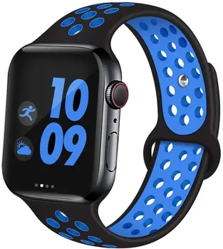 

Apple Watch Band 38mm 42mm 40mm 44mm,Soft Silicone Replacement Strap Wristbands for iWatch bracelet Apple Watch Series 5 4 3 2 1