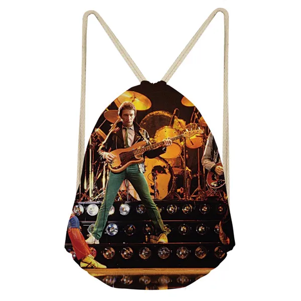 Thikin Rock The queen Band, повседневный мешок на завязках, сумка для мальчика, рюкзак для путешествий, мягкая женская пляжная сумка со шнурком - Цвет: CDZHL704Z3